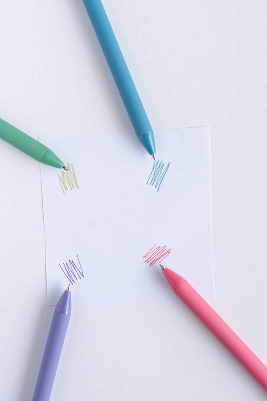 Bookish Babe Reading Jotter Colored Gel Pen Gift Set of 4