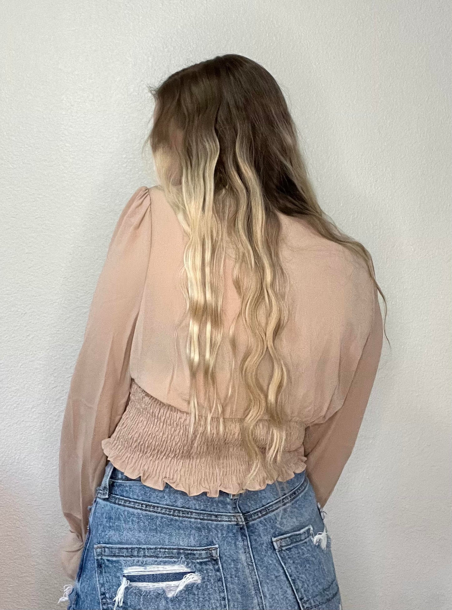 Casual Summer V-Neck Long Sleeve