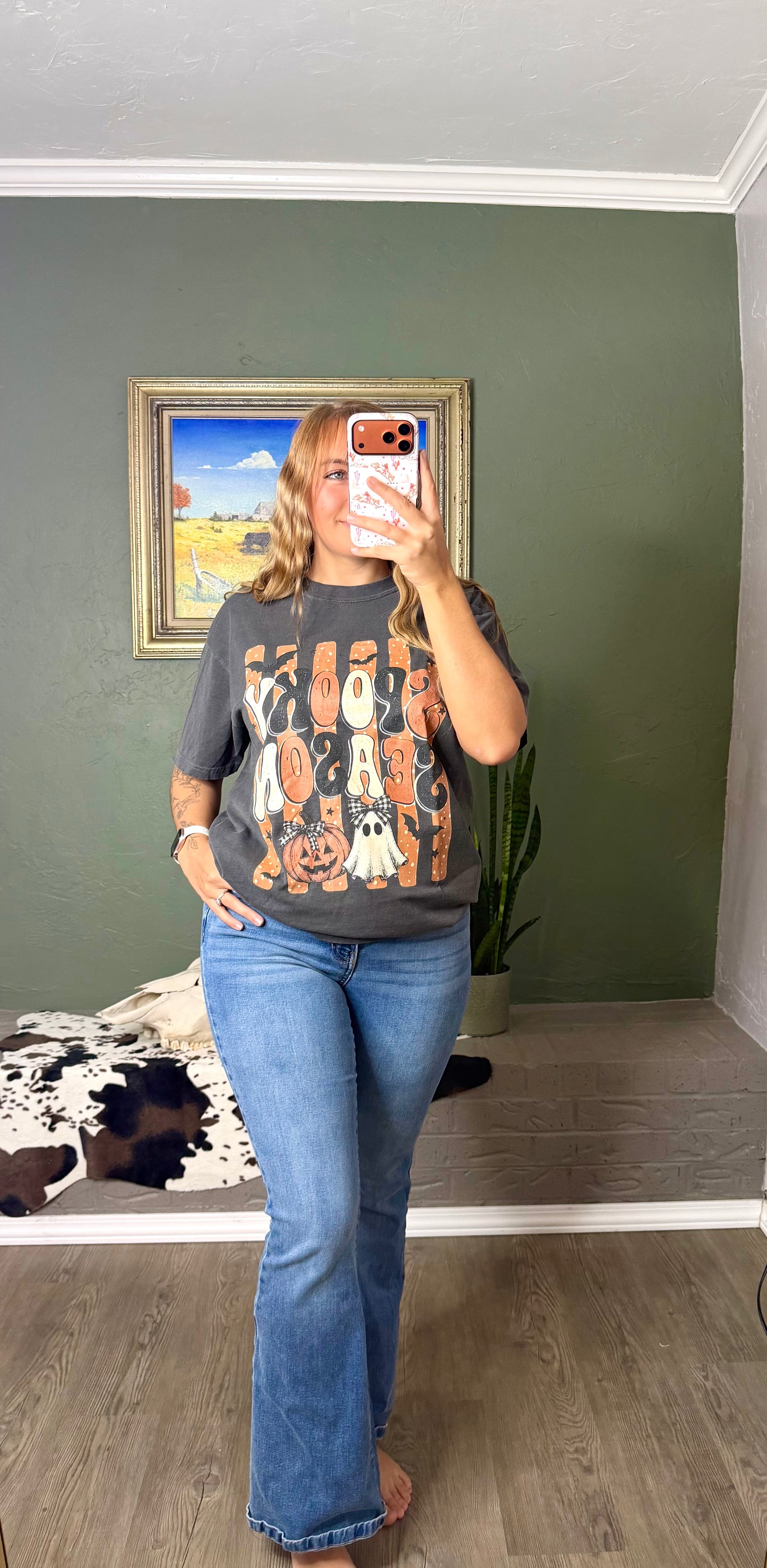 Comfort Colors Spooky Season Shirt, Halloween Shirt