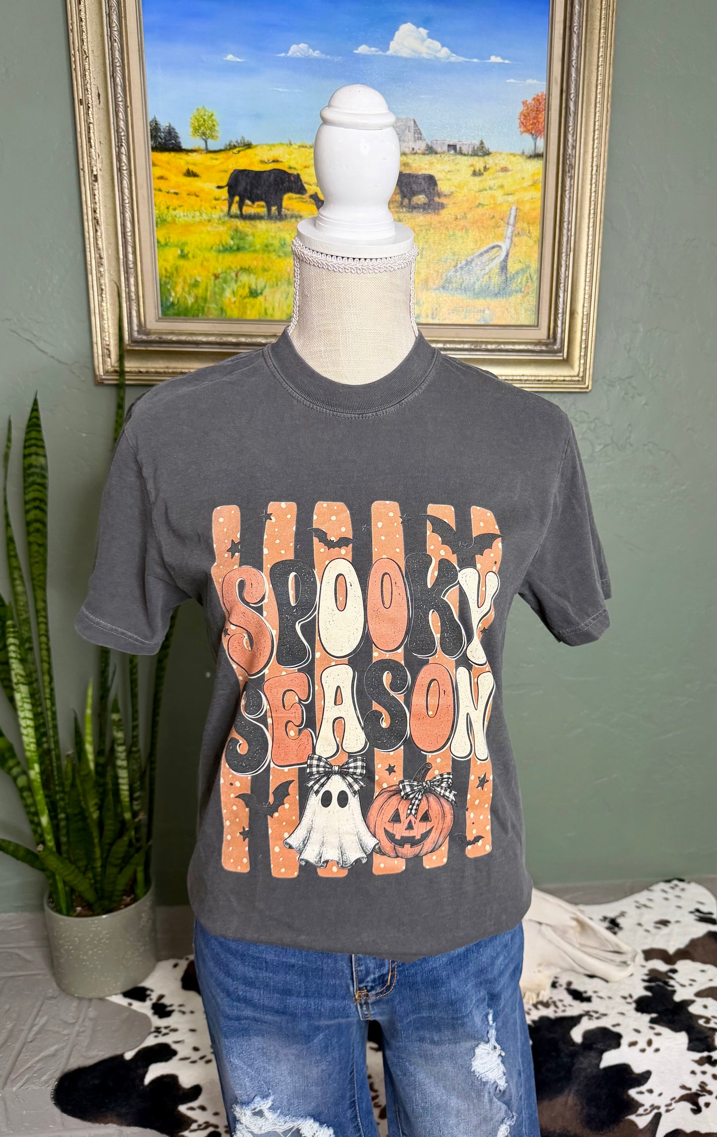 Comfort Colors Spooky Season Shirt, Halloween Shirt