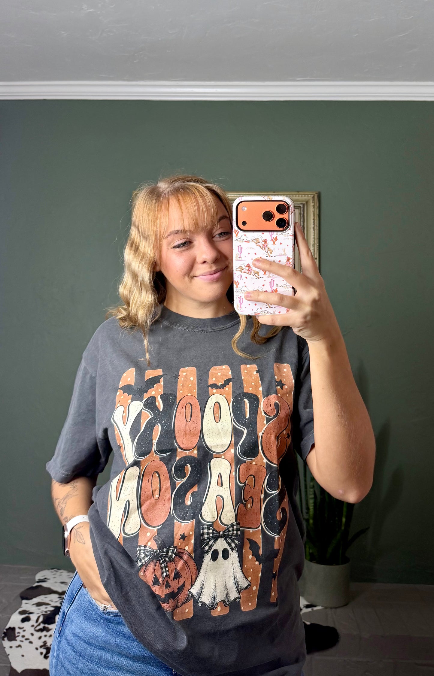 Comfort Colors Spooky Season Shirt, Halloween Shirt