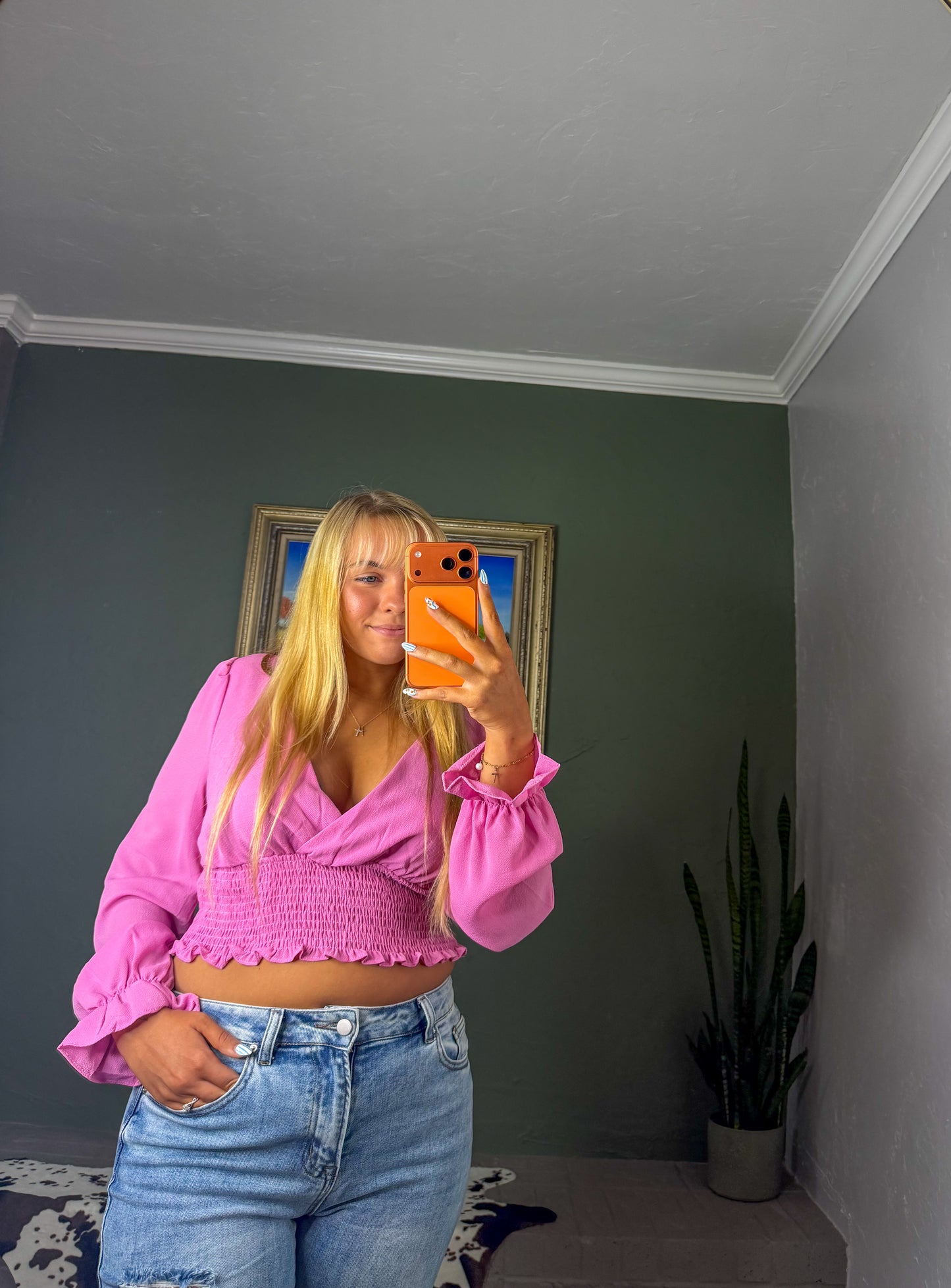 Casual Summer V-Neck Long Sleeve