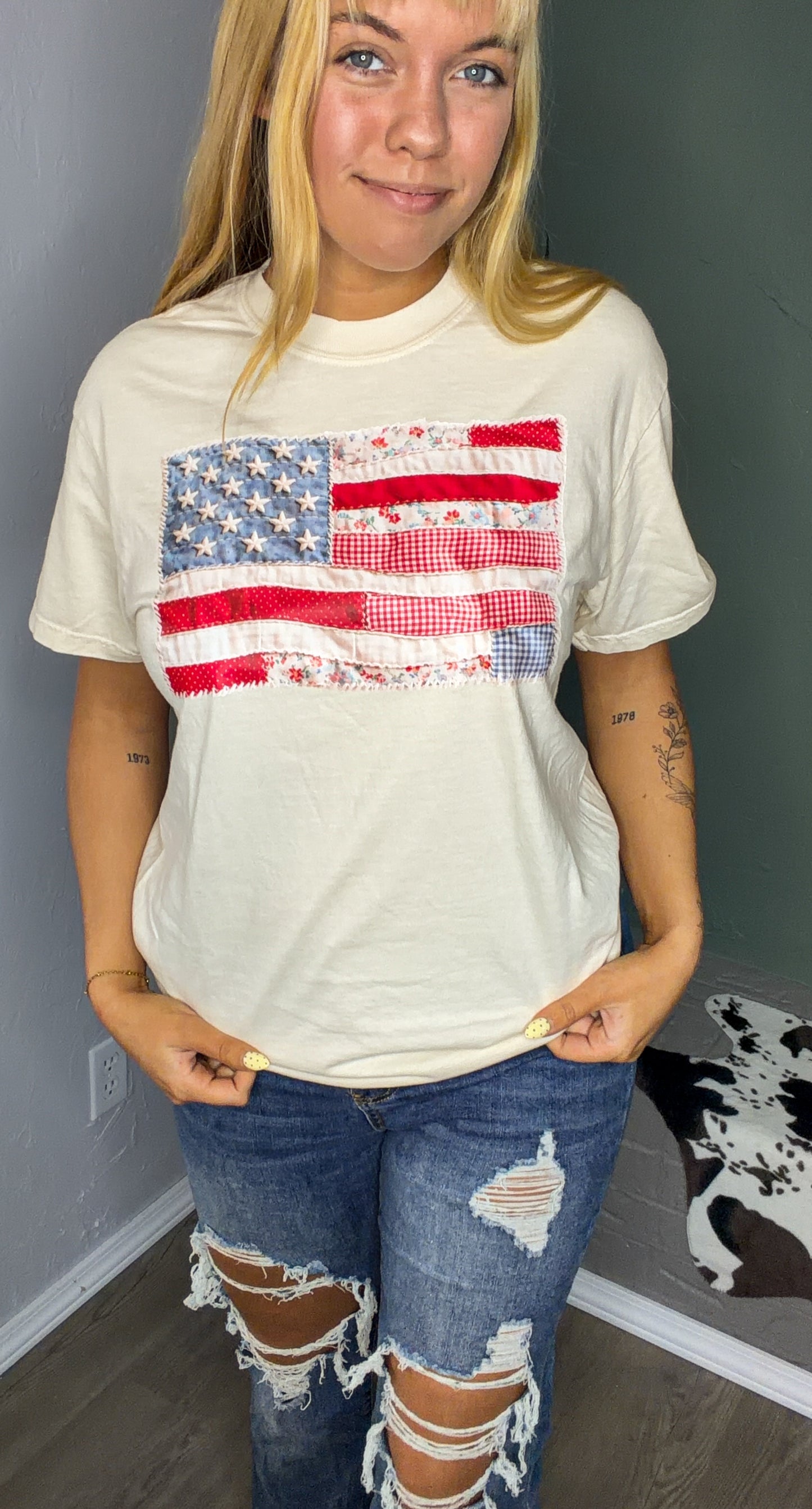 American Flag Tee