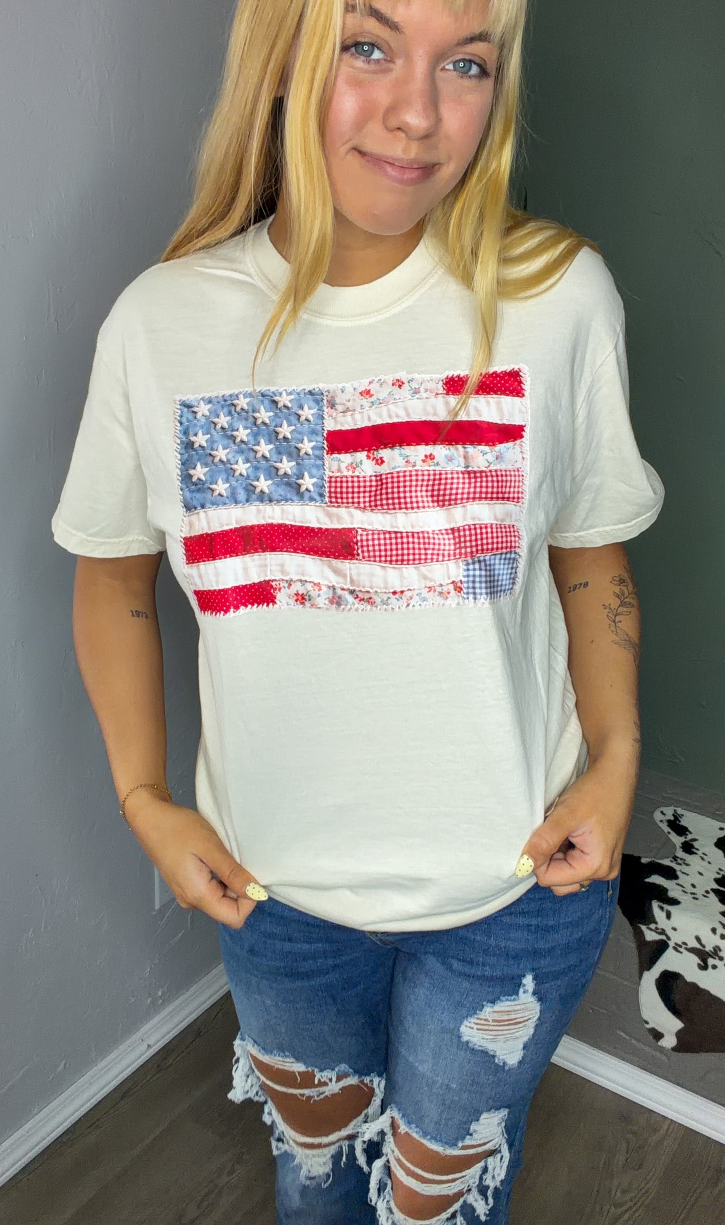 American Flag Tee