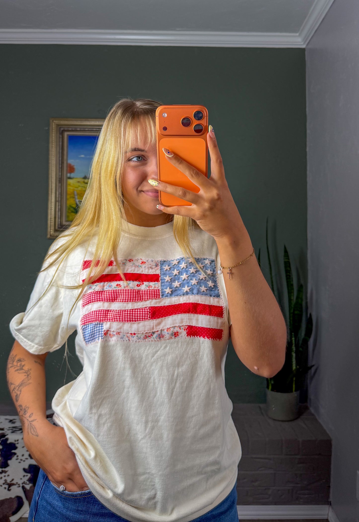 American Flag Tee