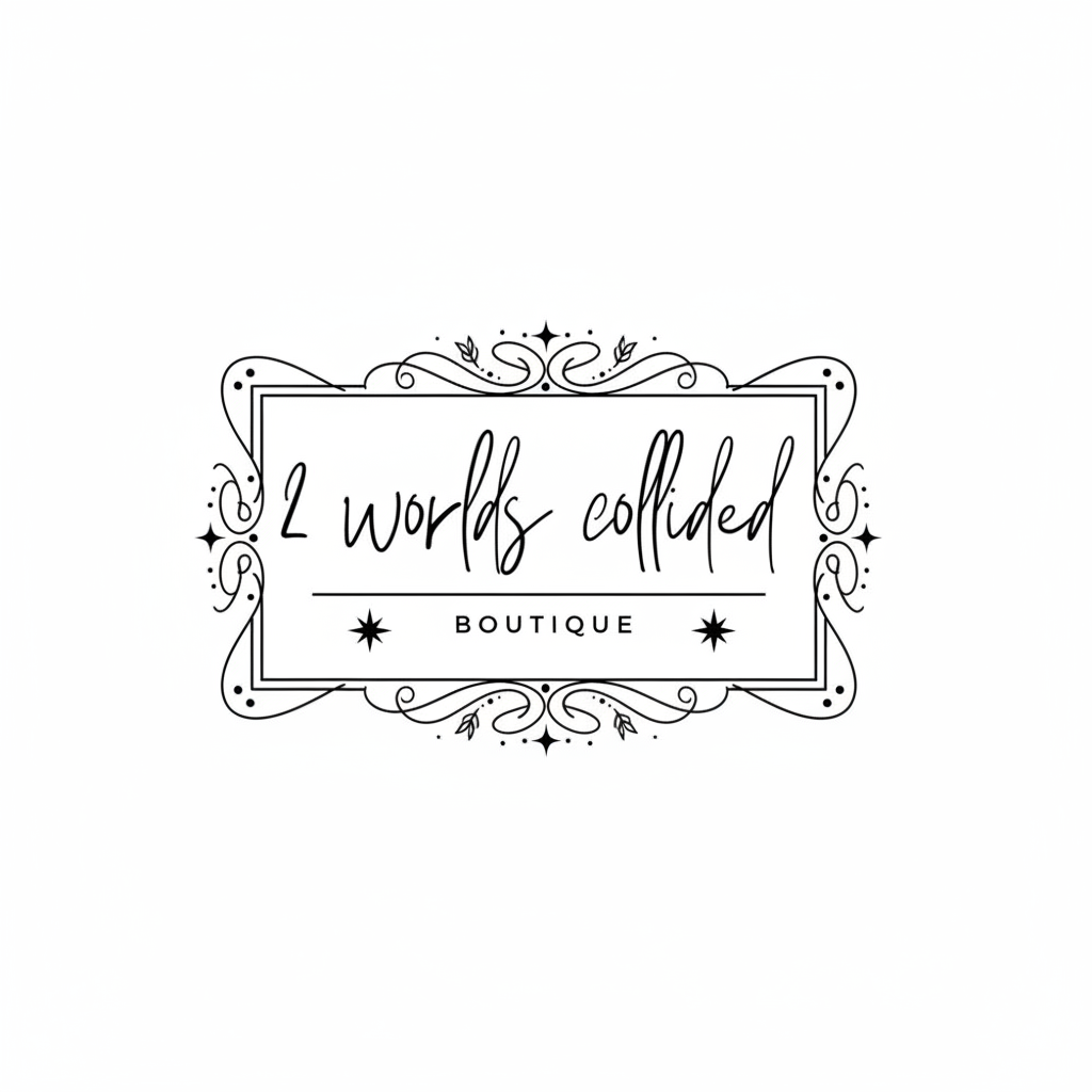 Enhanced 2 Worlds Collided Boutique Logo with Details