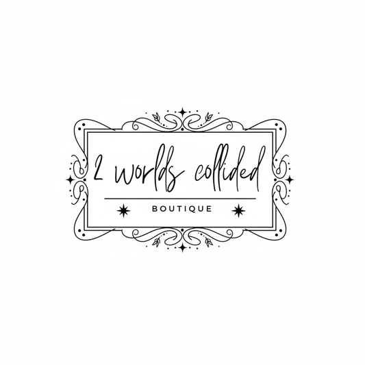 Enhanced 2 Worlds Collided Boutique Logo with Details