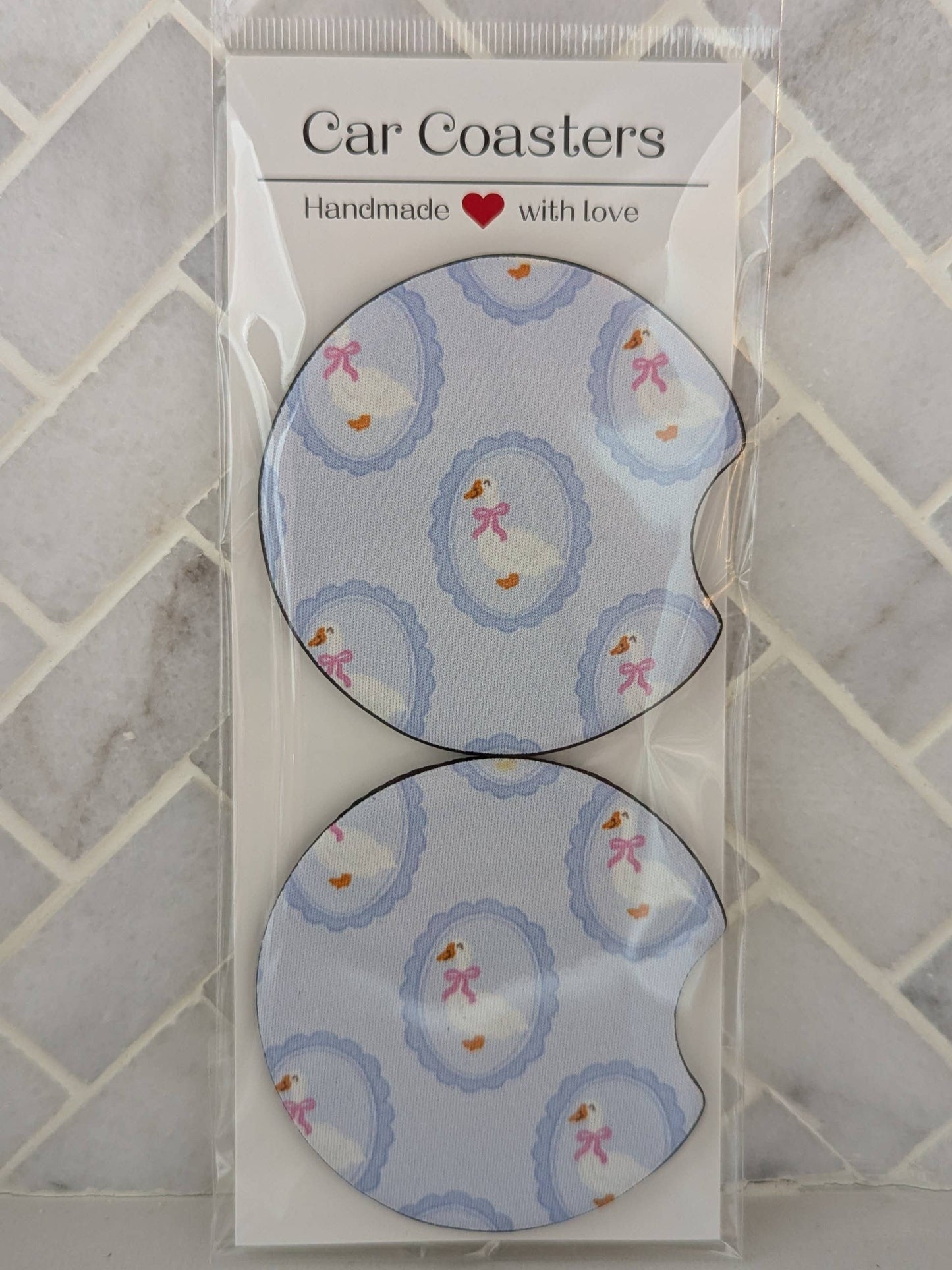 Silly Goose Car Coasters
