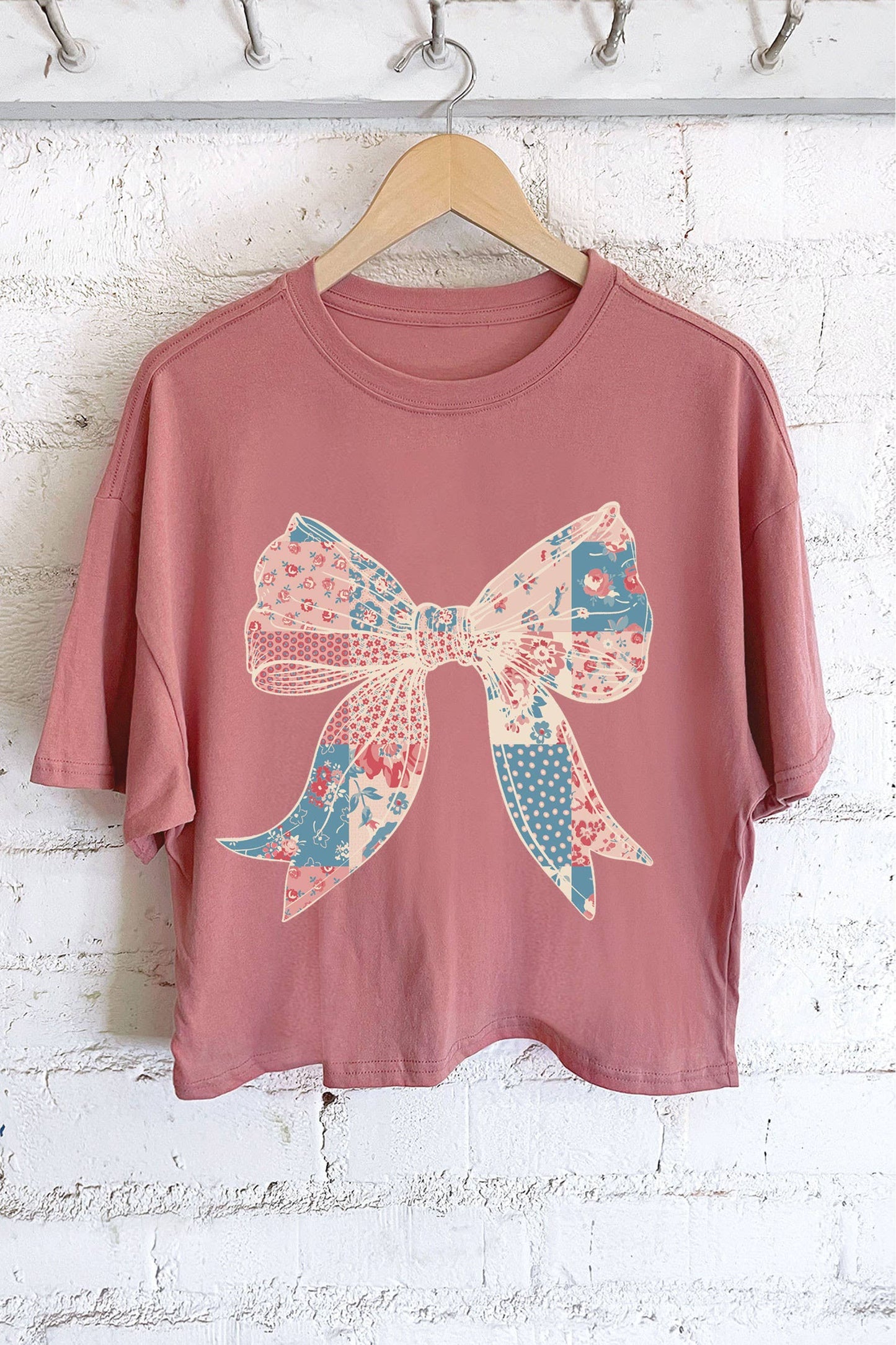Quilted Bow Crop Top